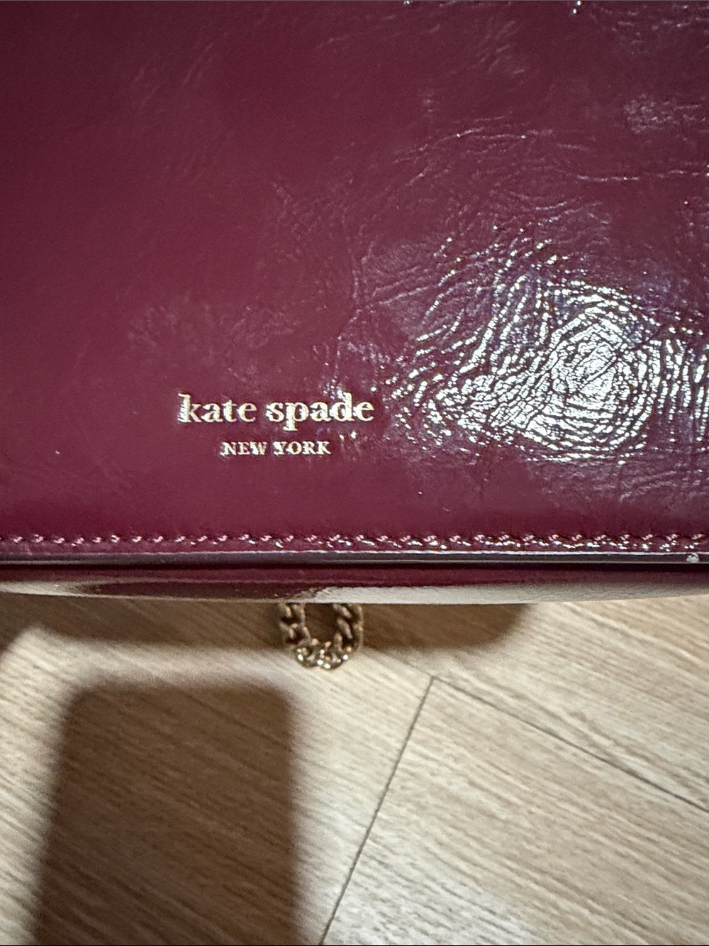 Kate Spade Metallic Runway/Collectible Silver, Rose Gold Heart-Accent Crossbody - Picture 7 of 15